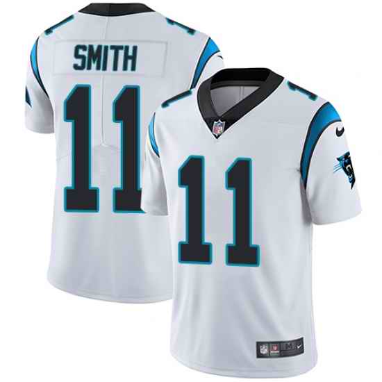Nike Panthers #11 Torrey Smith White Mens Stitched NFL Vapor Untouchable Limited Jersey